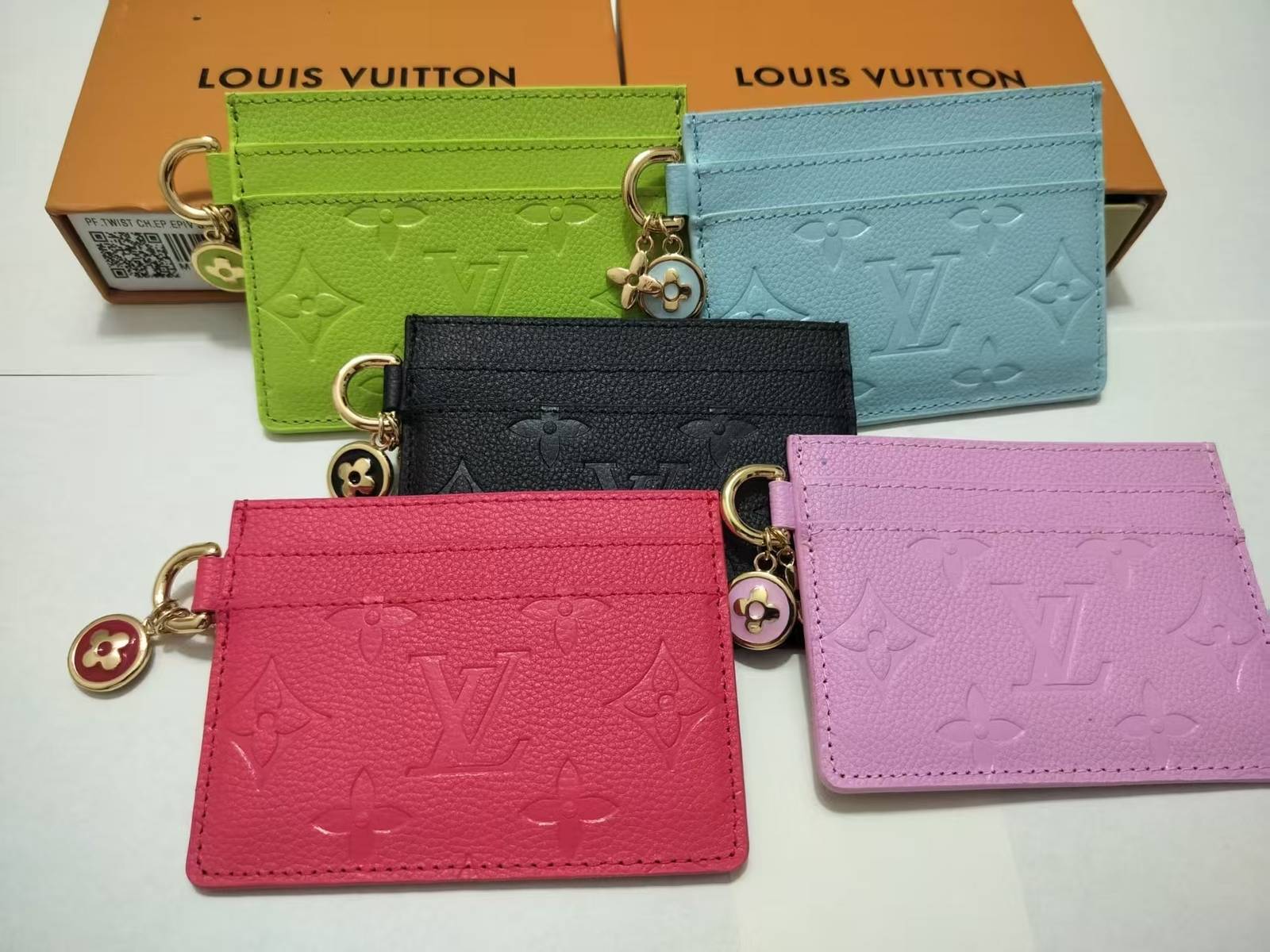 LOUIS VUITTON ルイヴィトン モノグラム ダミエ ジッピーウォレット カードケース ミニ財布 レディース ブラック ホワイト ピンク グリーン ブル - 画像 3