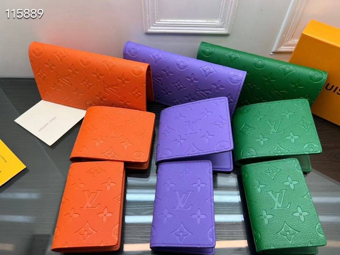 ルイヴィトン モノグラム ポルトフォイユ ヴィクトリーヌ 二つ折り財布 レディース ブラック ゴールド金具 - 画像 4