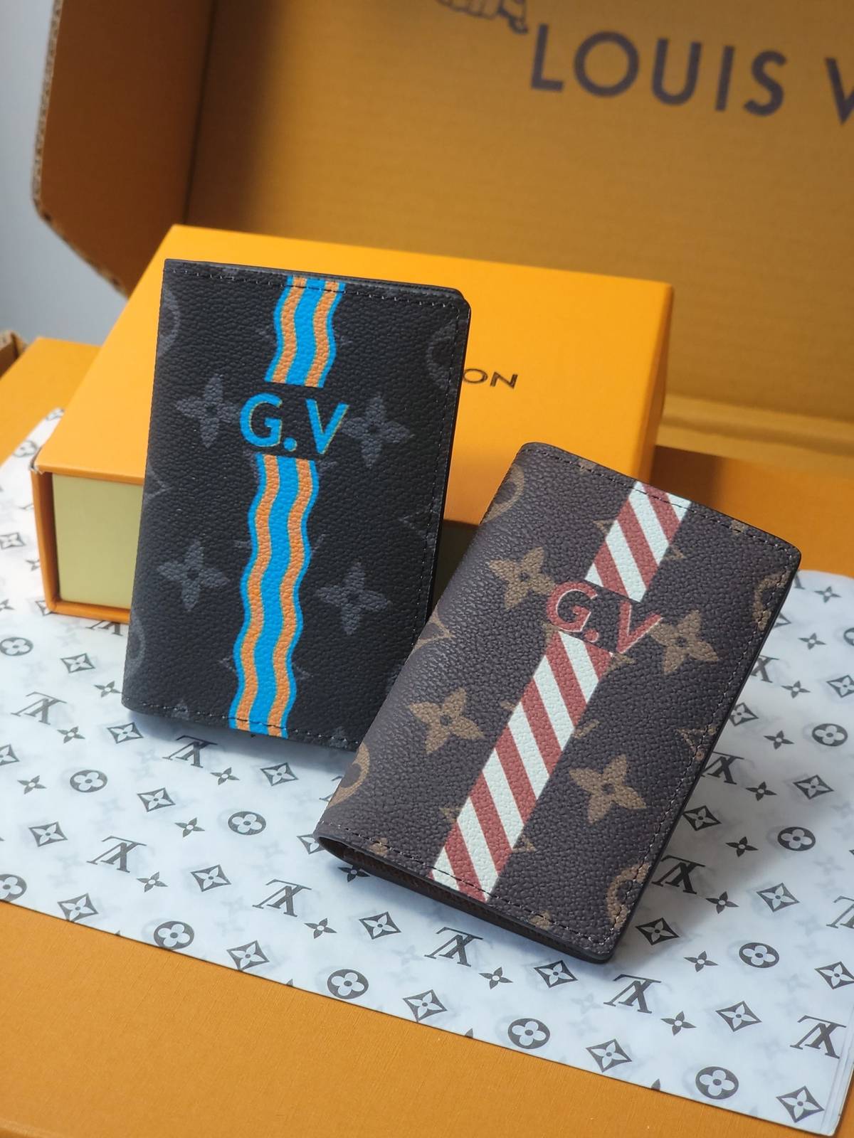 ルイヴィトン モノグラム ポルトフォイユ ヴィクトリーヌ 二つ折り財布 レディース ブラック ゴールド金具 - 画像 7