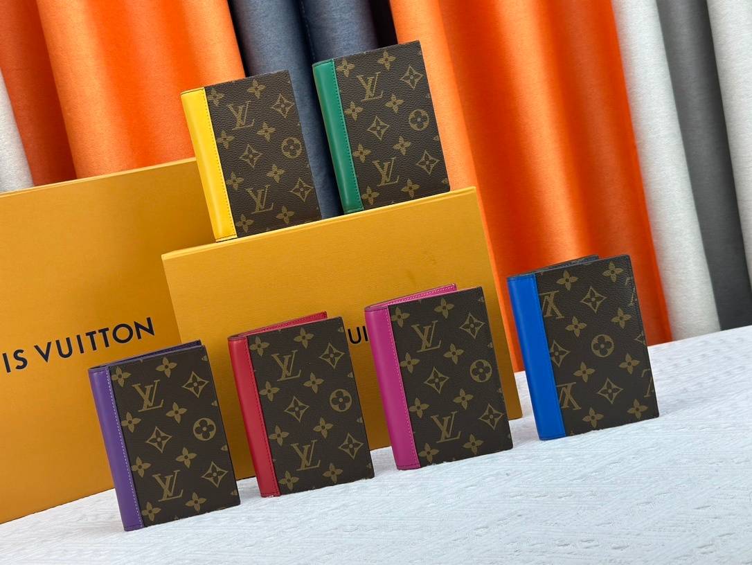 ルイヴィトン モノグラム ダミエ 長財布 二つ折り財布 レディース ブラック ホワイト ピンク レッド グリーン オレンジ - 画像 3