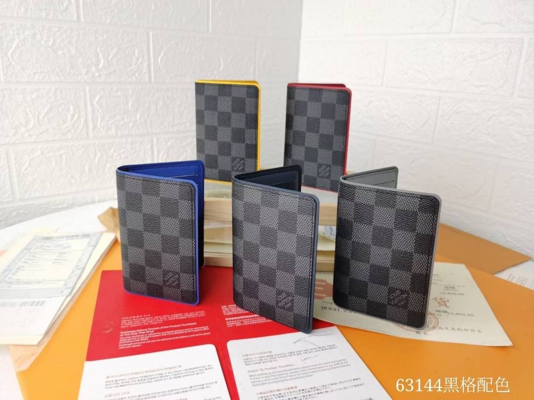 LOUIS VUITTON ルイヴィトン モノグラム ダミエ ジッピーウォレット 二つ折り財布 レディース ブラック ホワイト ブラウン グリーン レッド ピン - 画像 3