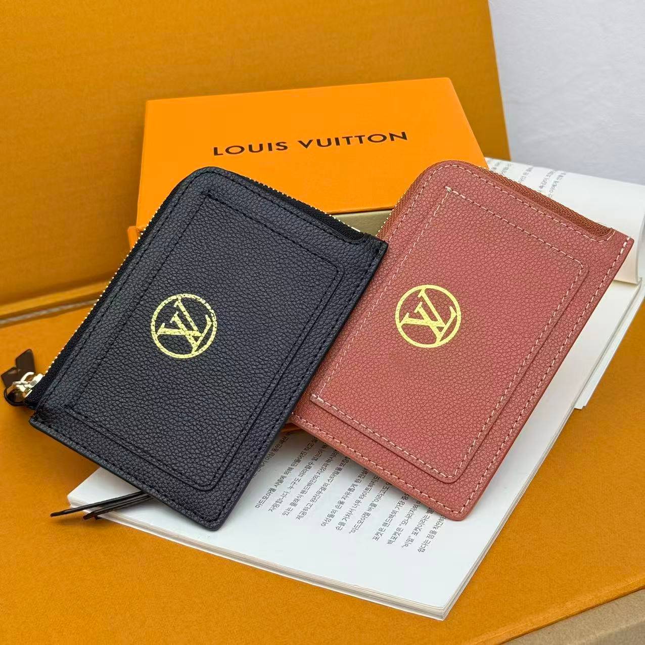 LOUIS VUITTON ルイヴィトン モノグラム ダミエ ジッピーウォレット 二つ折り財布 レディース ブラック ホワイト ブラウン グリーン レッド ピン - 画像 5