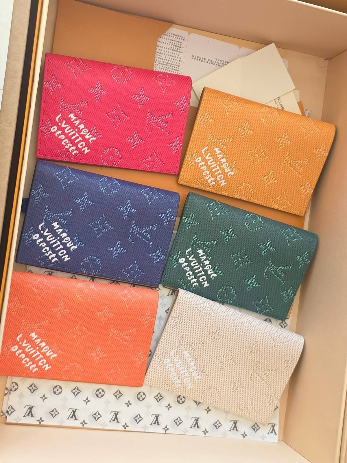 ルイヴィトン LOUIS VUITTON モノグラム ダミエ 二つ折り財布 レディース ユニセックス マルチカラー - 画像 2