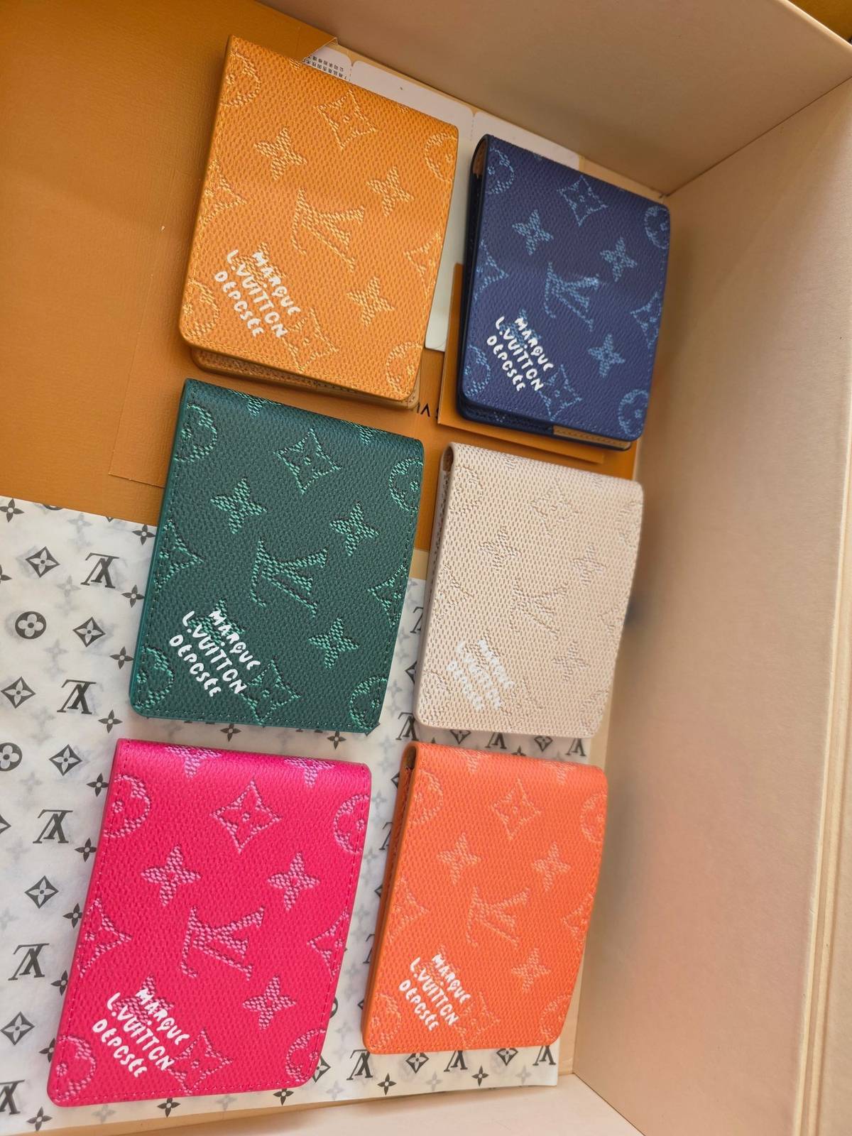 ルイヴィトン LOUIS VUITTON モノグラム ダミエ 二つ折り財布 レディース ユニセックス マルチカラー - 画像 3