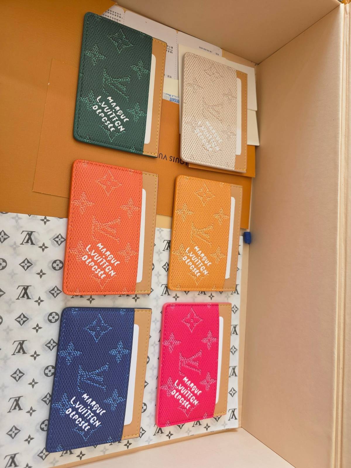 ルイヴィトン LOUIS VUITTON モノグラム ダミエ 二つ折り財布 レディース ユニセックス マルチカラー - 画像 6