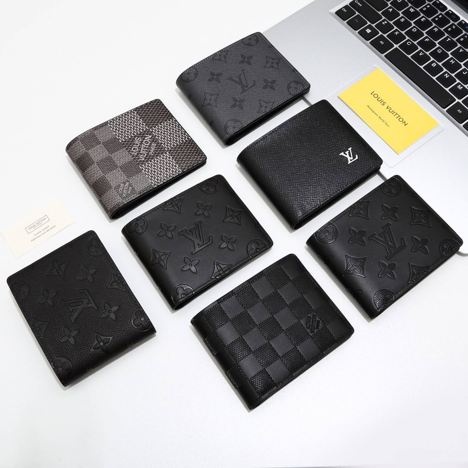 ルイヴィトン LOUIS VUITTON モノグラム ダミエ 長財布 二つ折り財布 レディース ブラック ホワイト ピンク ベージュ - 画像 6