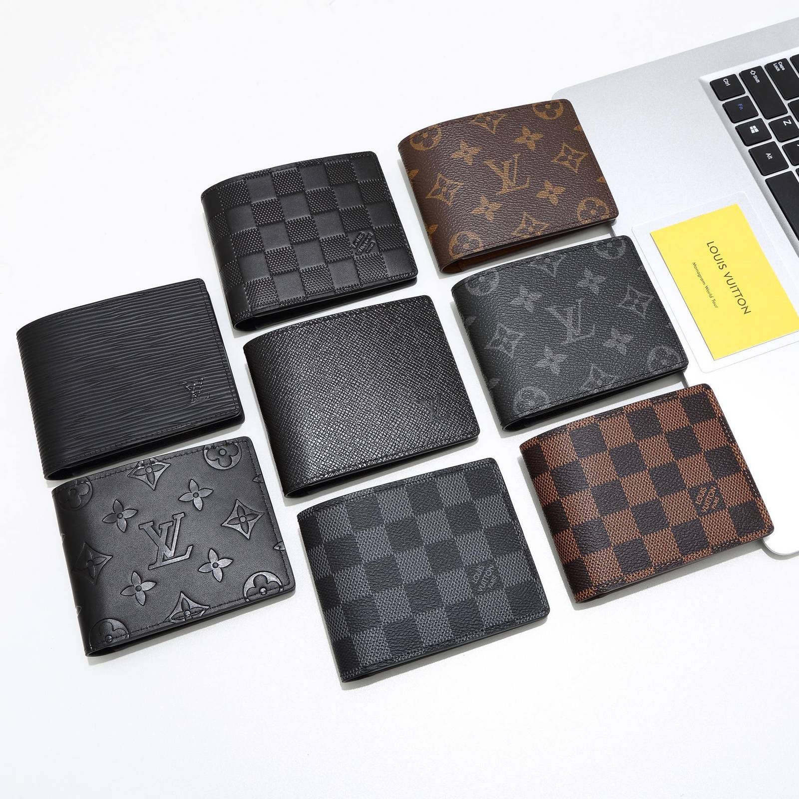 ルイヴィトン LOUIS VUITTON モノグラム ダミエ 長財布 二つ折り財布 レディース ブラック ホワイト ピンク ベージュ - 画像 7