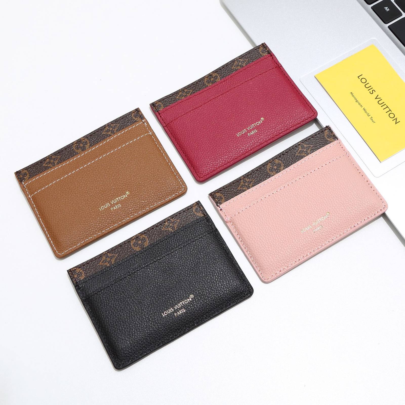 ルイヴィトン LOUIS VUITTON モノグラム ダミエ 長財布 二つ折り財布 レディース ブラック ホワイト ピンク ベージュ - 画像 8