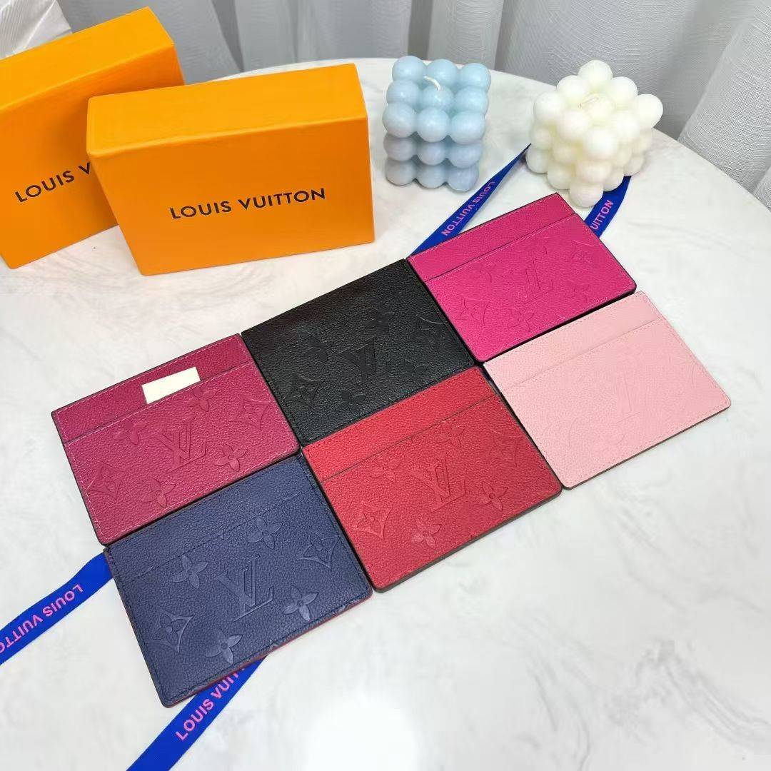 LOUIS VUITTON ルイヴィトン モノグラム ダミエ カードケース 名刺入れ ミニ財布 レディース ユニセックス ブラウン ブラック ピンク ブルー グ - 画像 7