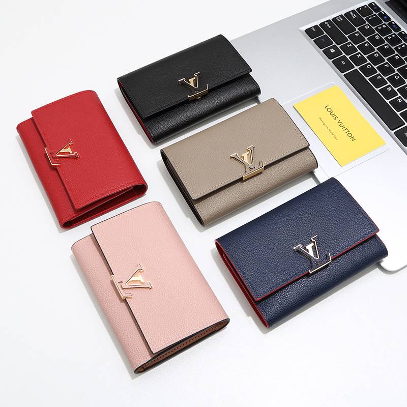 ルイヴィトン モノグラム ダミエ 長財布 二つ折り財布 レディース ブラック ピンク ブルー レッド ホワイト グリーン - 画像 3