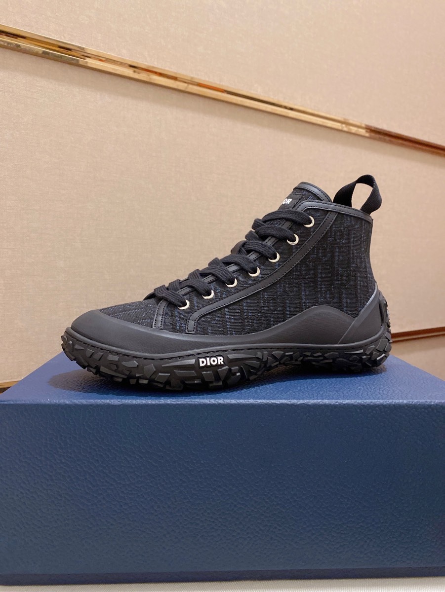 ディオール メンズ ハイカット スニーカー ブラック 1色入 🖤