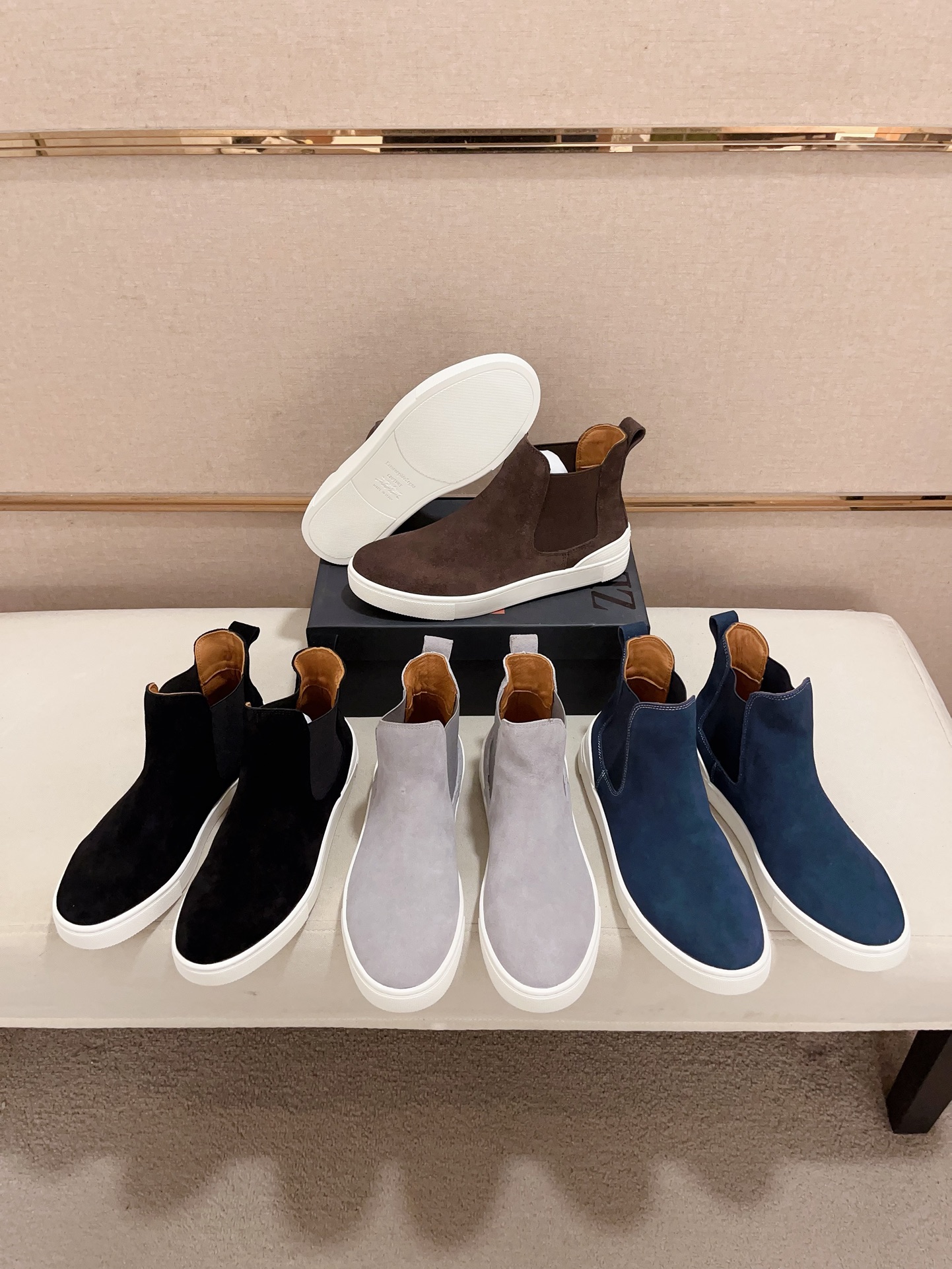 エレガントな ZEGNA  men's ankle boots 4色 2023秋冬新作 🪄 - 画像 2
