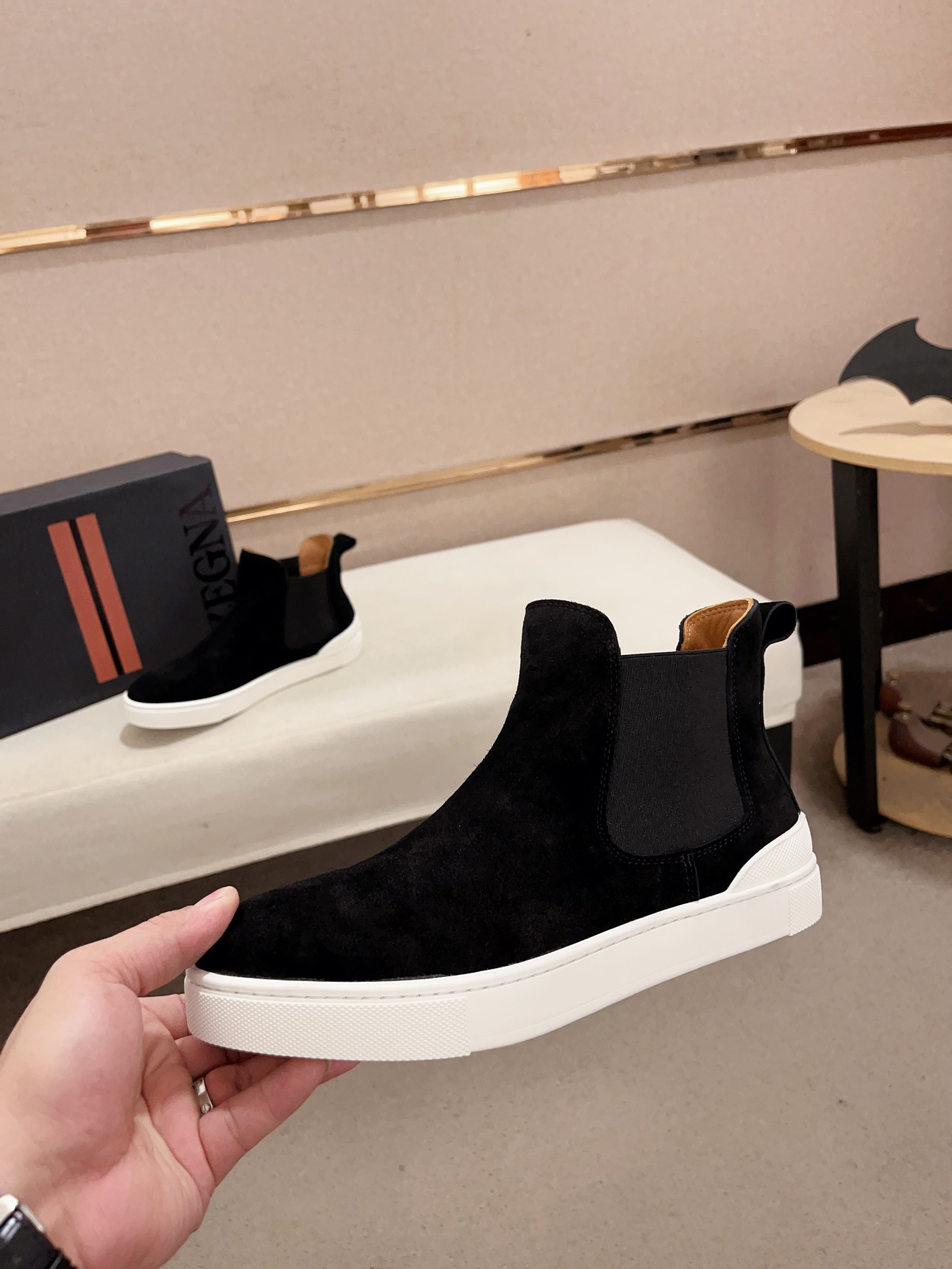 エレガントな ZEGNA  men's ankle boots 4色 2023秋冬新作 🪄 - 画像 4