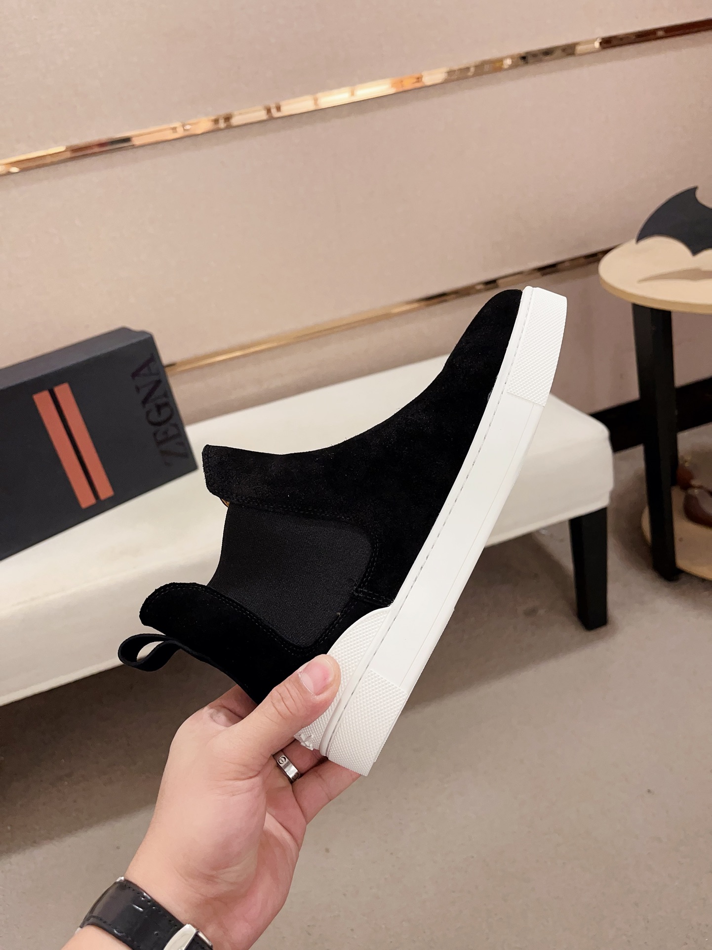 エレガントな ZEGNA  men's ankle boots 4色 2023秋冬新作 🪄 - 画像 6