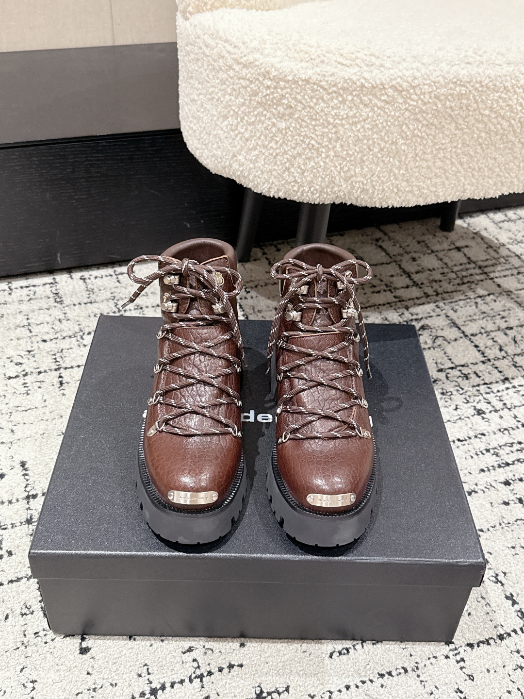 エレガントな ALEXANDER WANG レディース ブーツ ブラウン 1色入 🍂