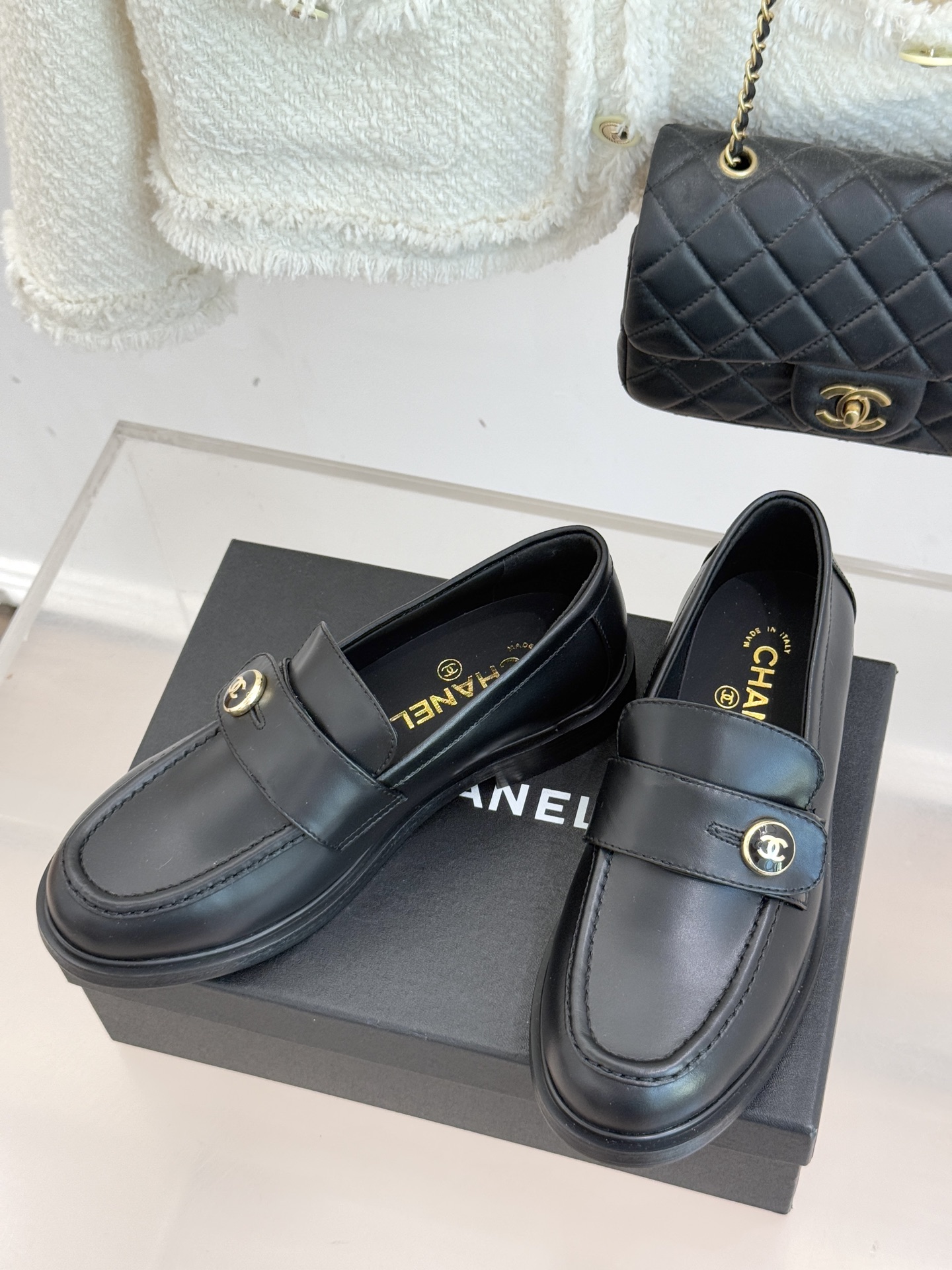 シャネル レディース ローファー 黒 1色 ¥39,800 本革 プレゼント おすすめ 🖤 - 画像 2