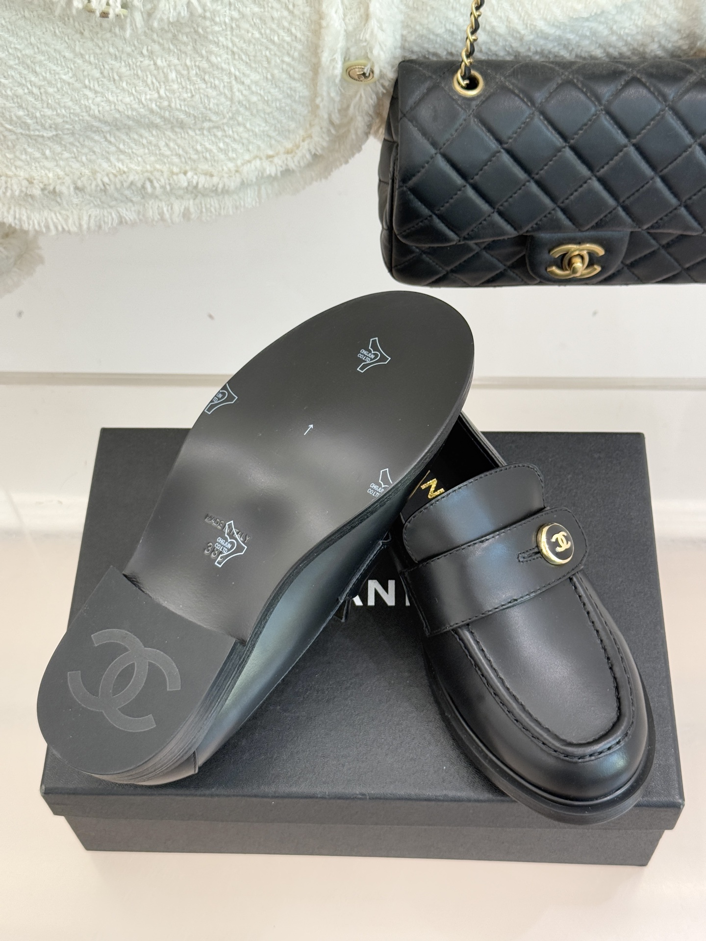 シャネル レディース ローファー 黒 1色 ¥39,800 本革 プレゼント おすすめ 🖤 - 画像 9