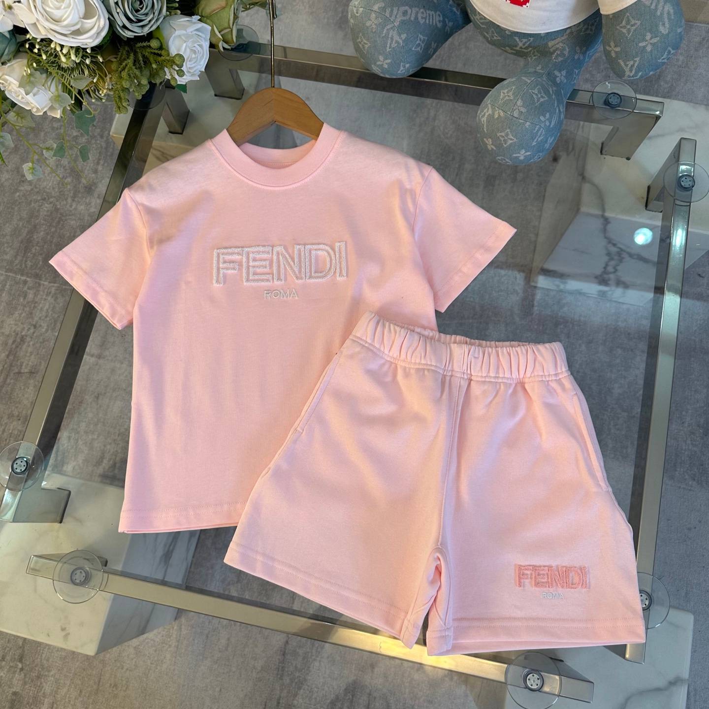 キッズ ガールズ ロンT パンツ セットアップ 春夏 綿 ファッション ピンク 通園 通学 デイリー