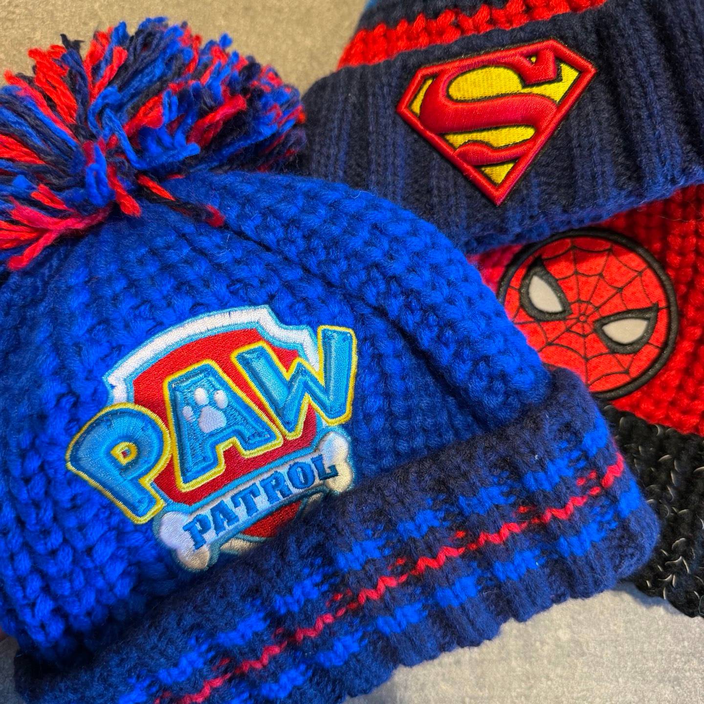 キッズ ニット帽 秋冬 綿 ふわふわポンポン付き マイティマーチャン ドラゴンボール スーパーマン パウパトロール 刺繍 メンズ レディース - 画像 8