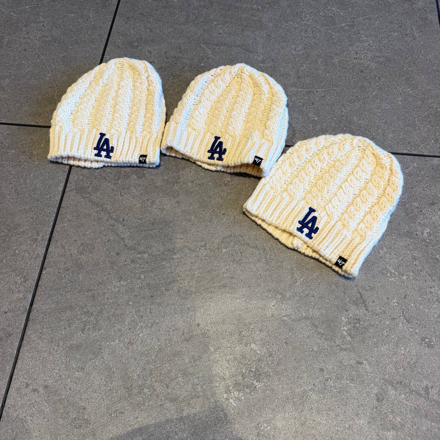 キッズ 男の子 女の子 ニット帽 純正品 ロサンゼルス ドジャース 47 BRAND リブ編み ワンサイズ