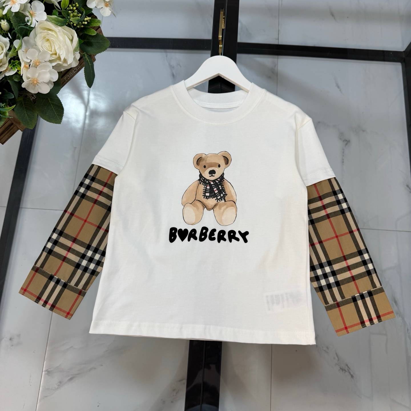 キッズ ボーイズ ガールズ Tシャツ ロンT セットアップ チェック ドット ファッション 通園 通学 デイリー - 画像 3