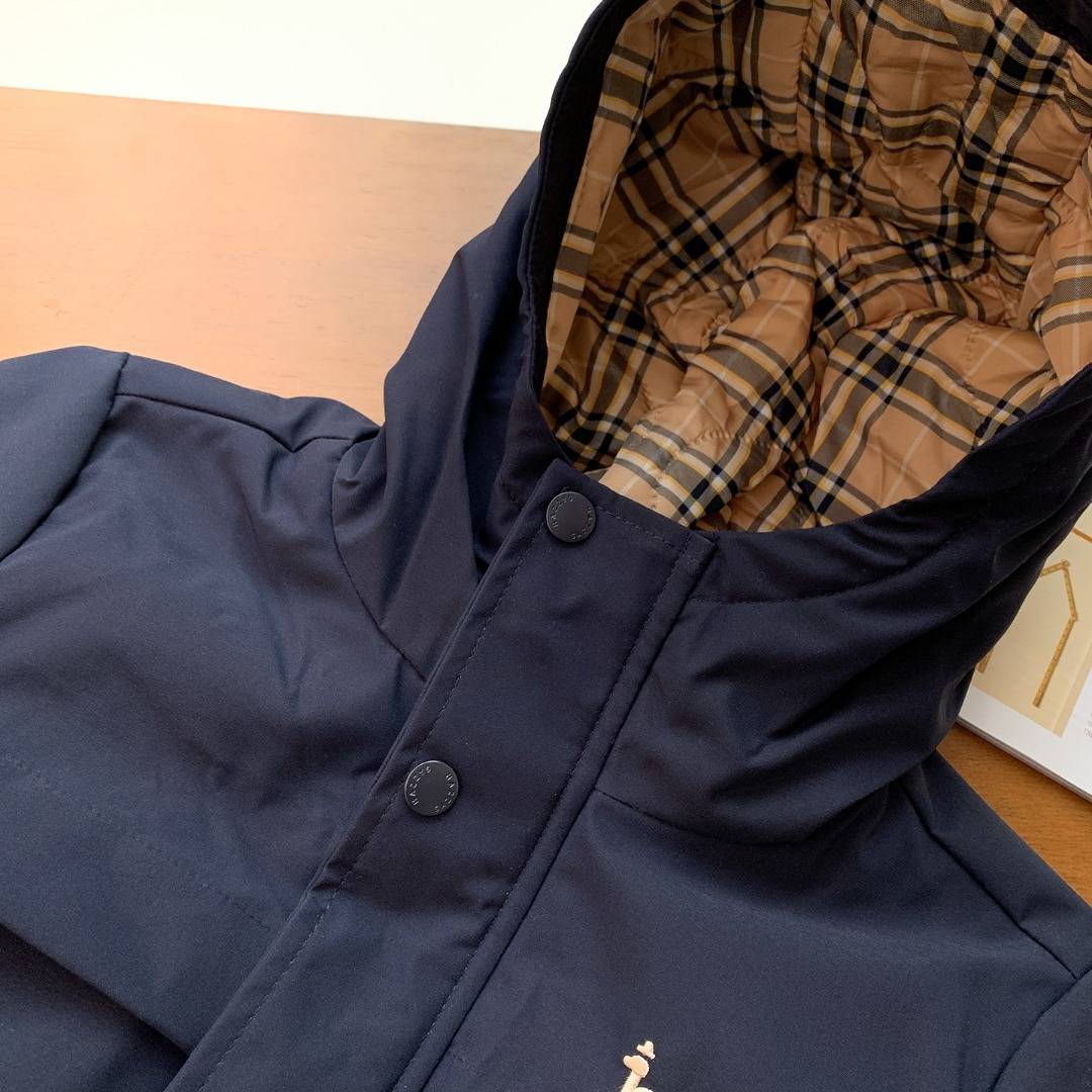 男の子 キッズ ジャンパー 秋冬 長袖 綿混 防風 フードなし ポケット付き 通園 通学 - 画像 2