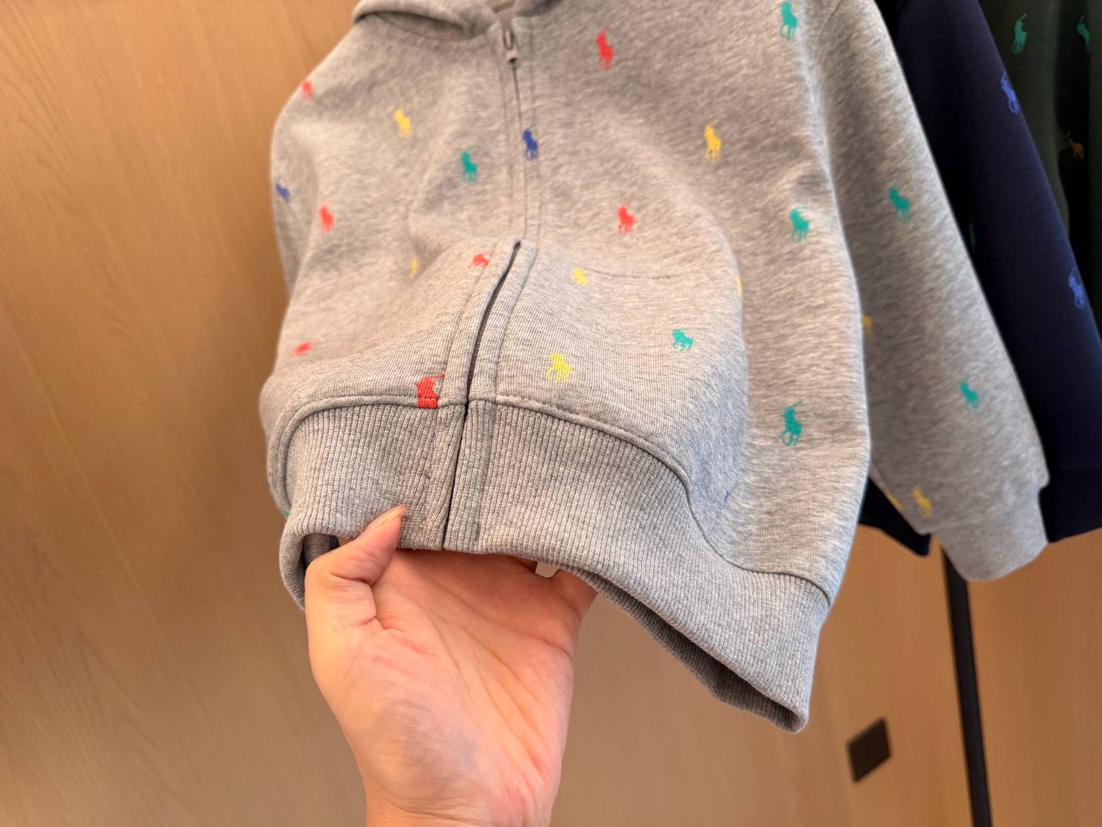 キッズ ボーイズ パーカー 長袖 ニット 通園 通学 デイリー フードなし ポロラルフローレン - 画像 2
