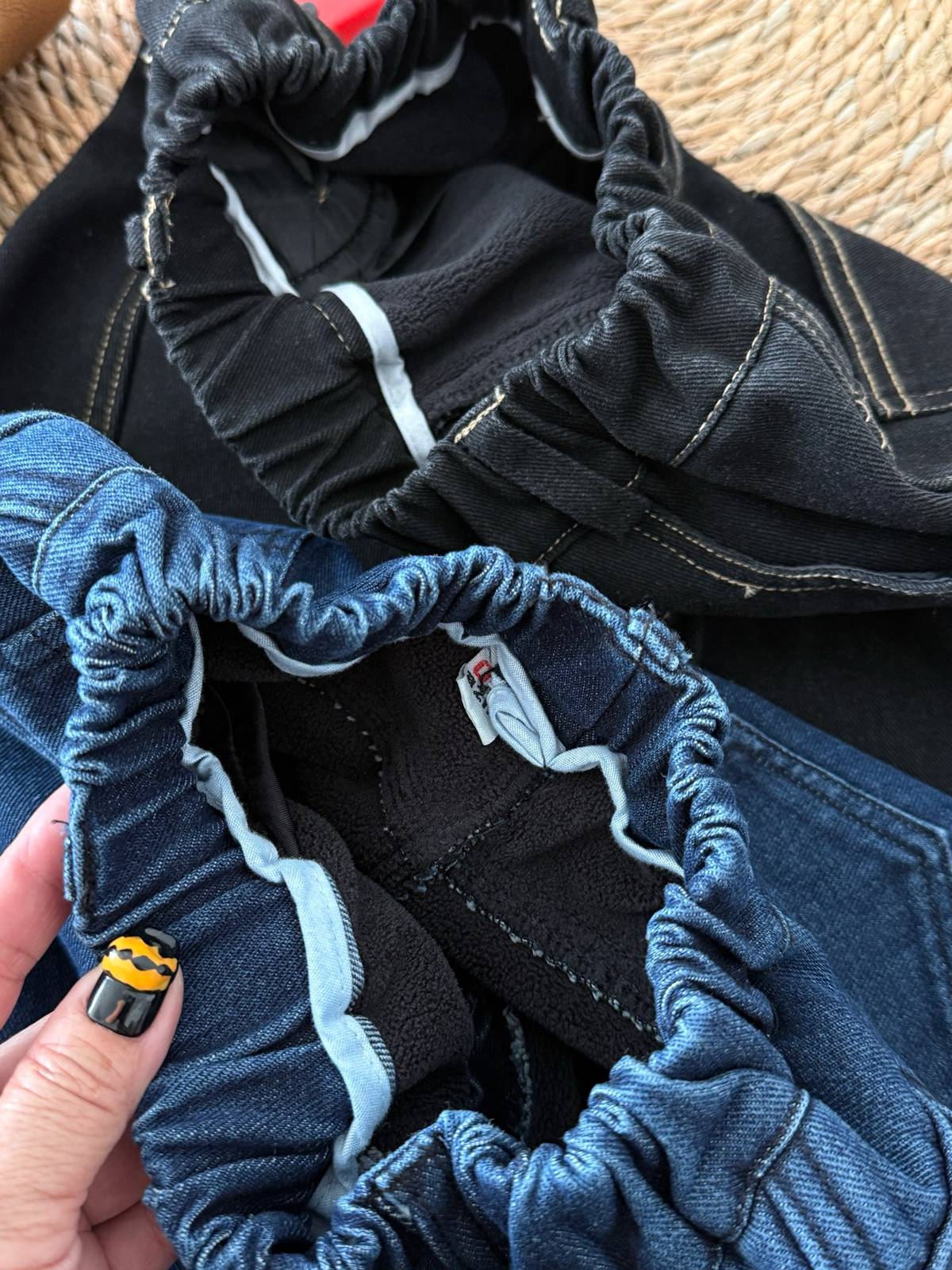 キッズ デニム パンツ ロンT ケース サイズ ブラック ネイビー - 画像 5