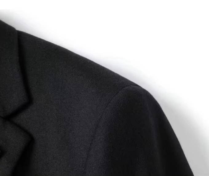 Saint Laurent セットアップ テーラードジャケット ブレザー シングル 2B メンズ ブラック - 画像 4