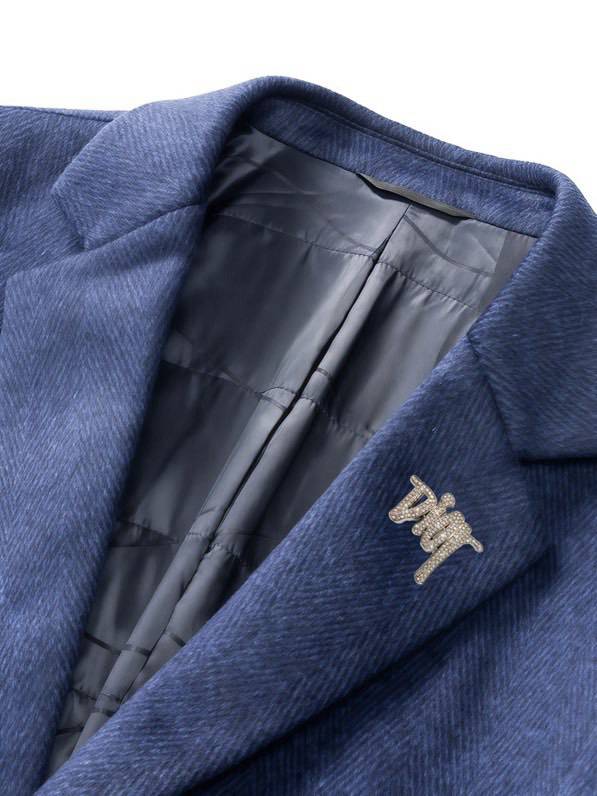 Dior ディオール テーラードジャケット オーバーサイズ ビッグシルエット メンズ ブルー - 画像 3