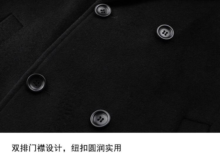 CHANEL シャネル テーラードジャケット オーバーサイズ ビッグシルエット ダブルブレスト ブラック メンズ - 画像 5