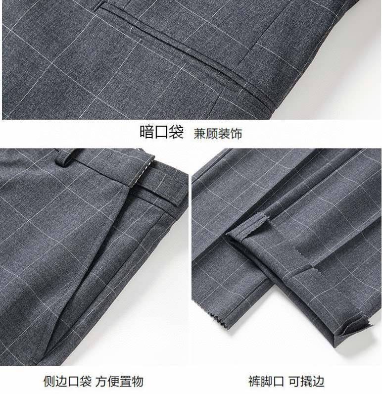P450 セットアップ テーラードジャケット シングル 2B ファインチェック メンズ チャコールグレー - 画像 4