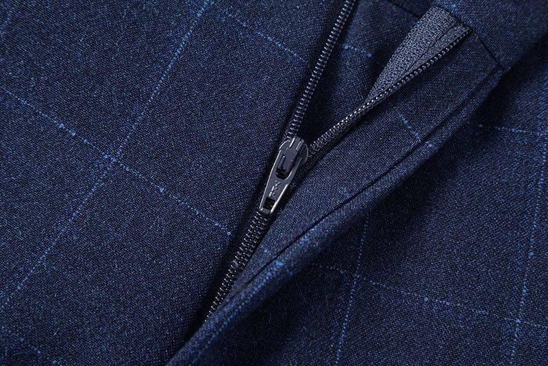 WACKO MARIA ワコマリア セットアップ テーラードジャケット シングル 2B チェック柄 グログラン グレー メンズ - 画像 9