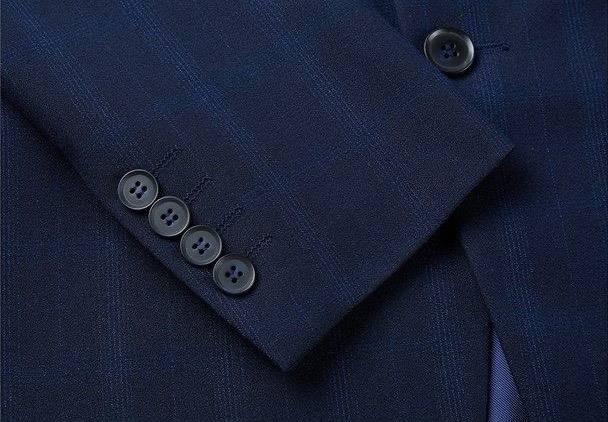 BURBERRY バーバリー セットアップ テーラードジャケット シングル 2B ネイビー メンズ - 画像 5