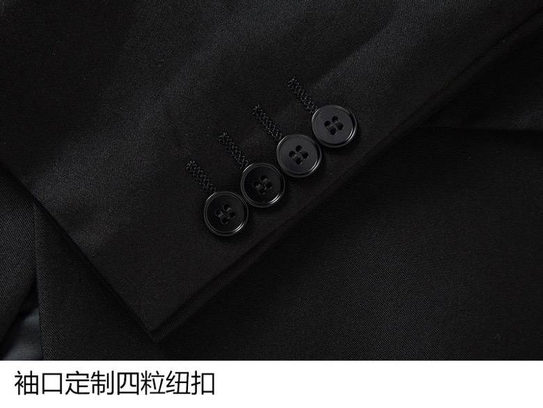 テーラードジャケット セットアップ ビッグシルエット ノッチドラペル 2つボタン ブラック メンズ - 画像 5