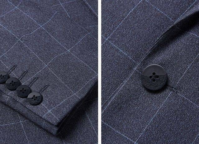 Dior ディオール セットアップ テーラードジャケット シングル 2B チェック柄 グレー メンズ - 画像 4
