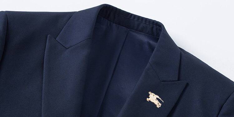 BURBERRY バーバリー セットアップ テーラードジャケット シングル 2B ネイビー メンズ - 画像 4