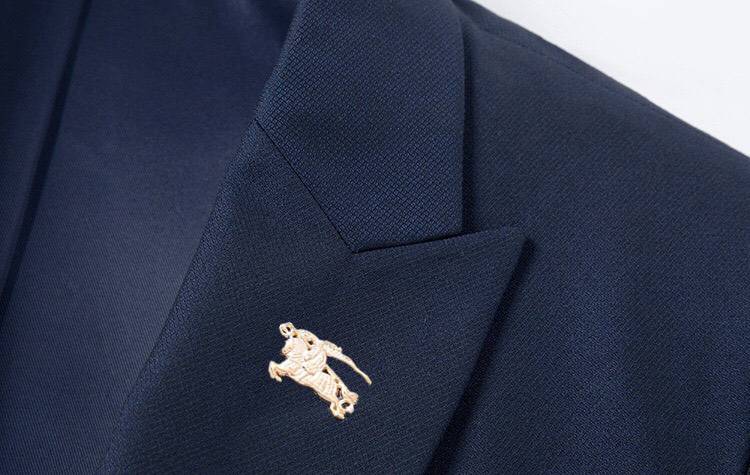 BURBERRY バーバリー セットアップ テーラードジャケット シングル 2B ネイビー メンズ - 画像 5