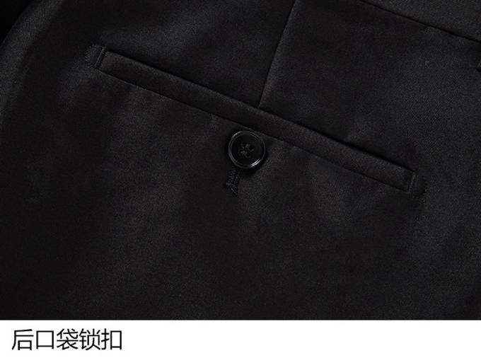 テーラードジャケット セットアップ ビッグシルエット シングル 2B メンズ ブラック - 画像 8