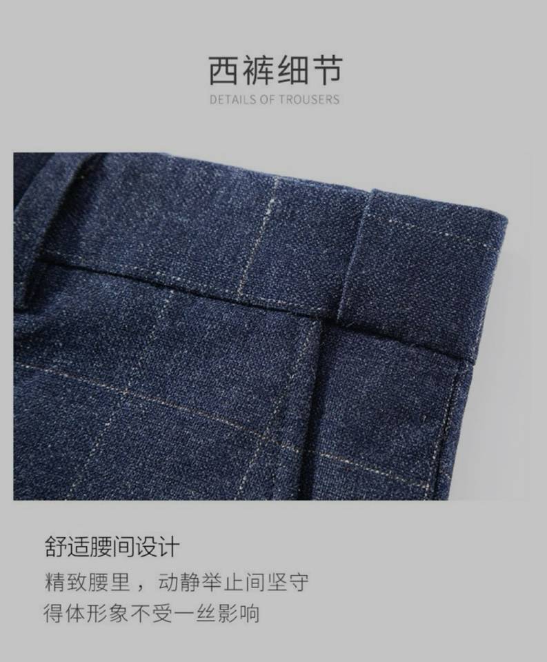 YSL ユニセックス セットアップ テーラードジャケット シングル 2B グレンチェック グレー メンズ レディース - 画像 7