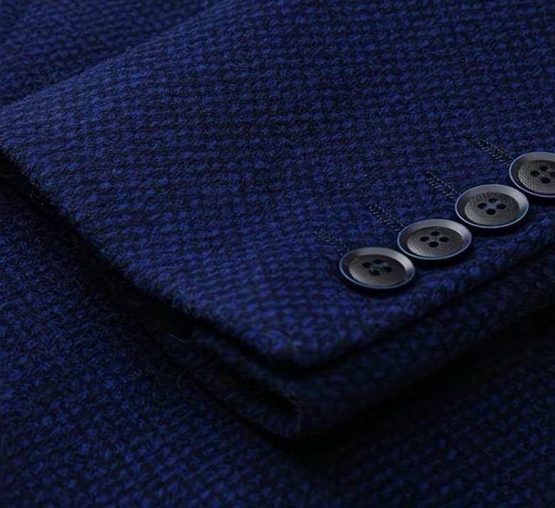 Dior ディオール テーラードジャケット オーバーサイズ ビッグシルエット シングル 3B メタルボタン ブルー - 画像 5
