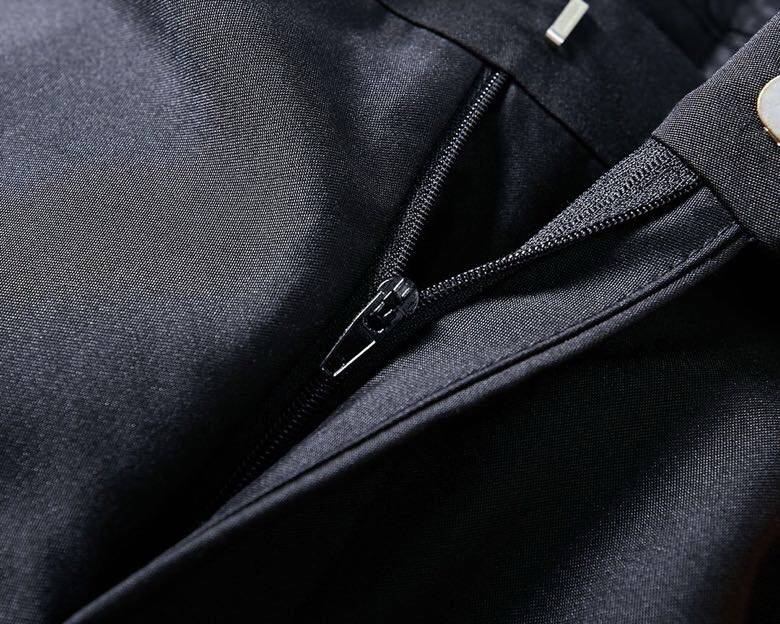 ARMANI アルマニ セットアップ テーラードジャケット シングル 2B 金ボタン メンズ ブラック - 画像 9