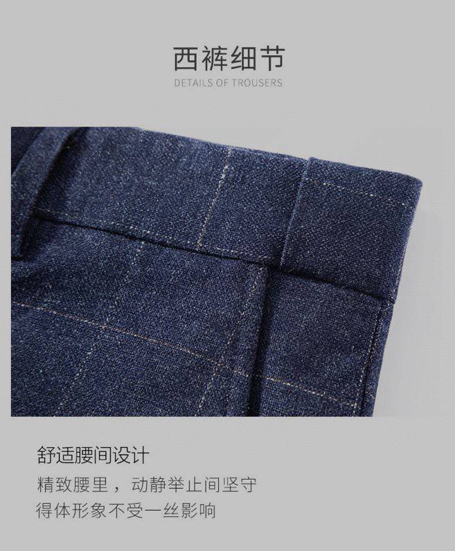 Louis Vuitt1165333171 セットアップ テーラードジャケット シングル 2B 金ボタン グレンチェック メンズ ネイビー - 画像 7