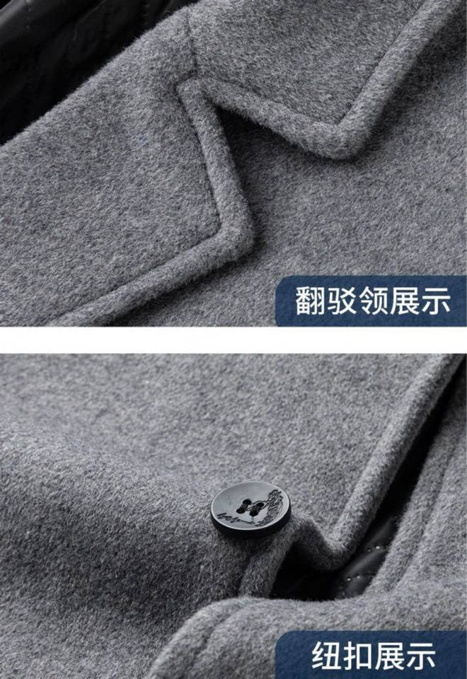 DIOR ディオール テーラードコート オーバーサイズ ビッグシルエット フェイクレザー メンズ グレー ブラック - 画像 5