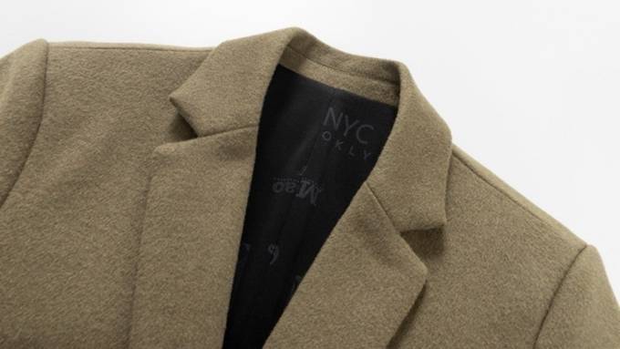 GUCCI テーラードジャケット オーバーサイズ ビッグシルエット シングル 2B ウール混 メンズ ブラック グレー ベージュ - 画像 6