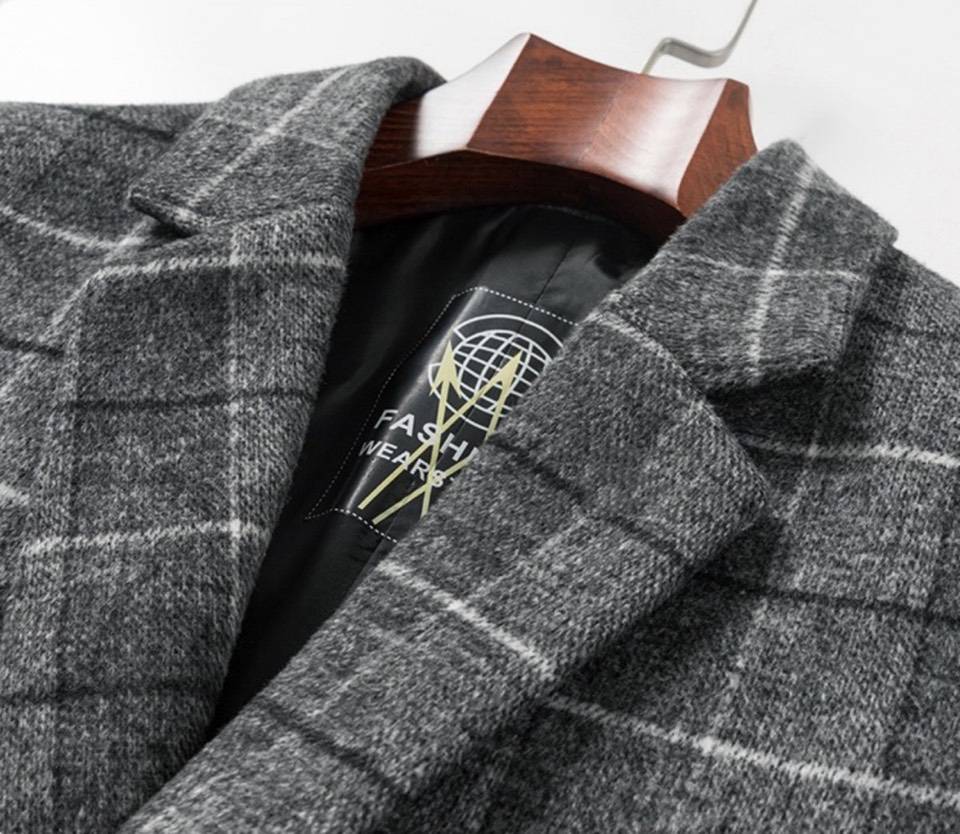 GUCCI グッチ テーラードジャケット セットアップ ビッグシルエット ダブルブレスト グレンチェック ウール混 メンズ - 画像 5
