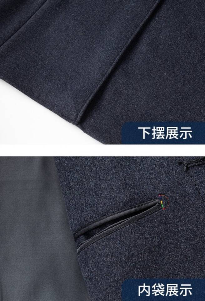 PRADA プラダ テーラードジャケット オーバーサイズ ビッグシルエット シングル 2B メンズ ブラック - 画像 7