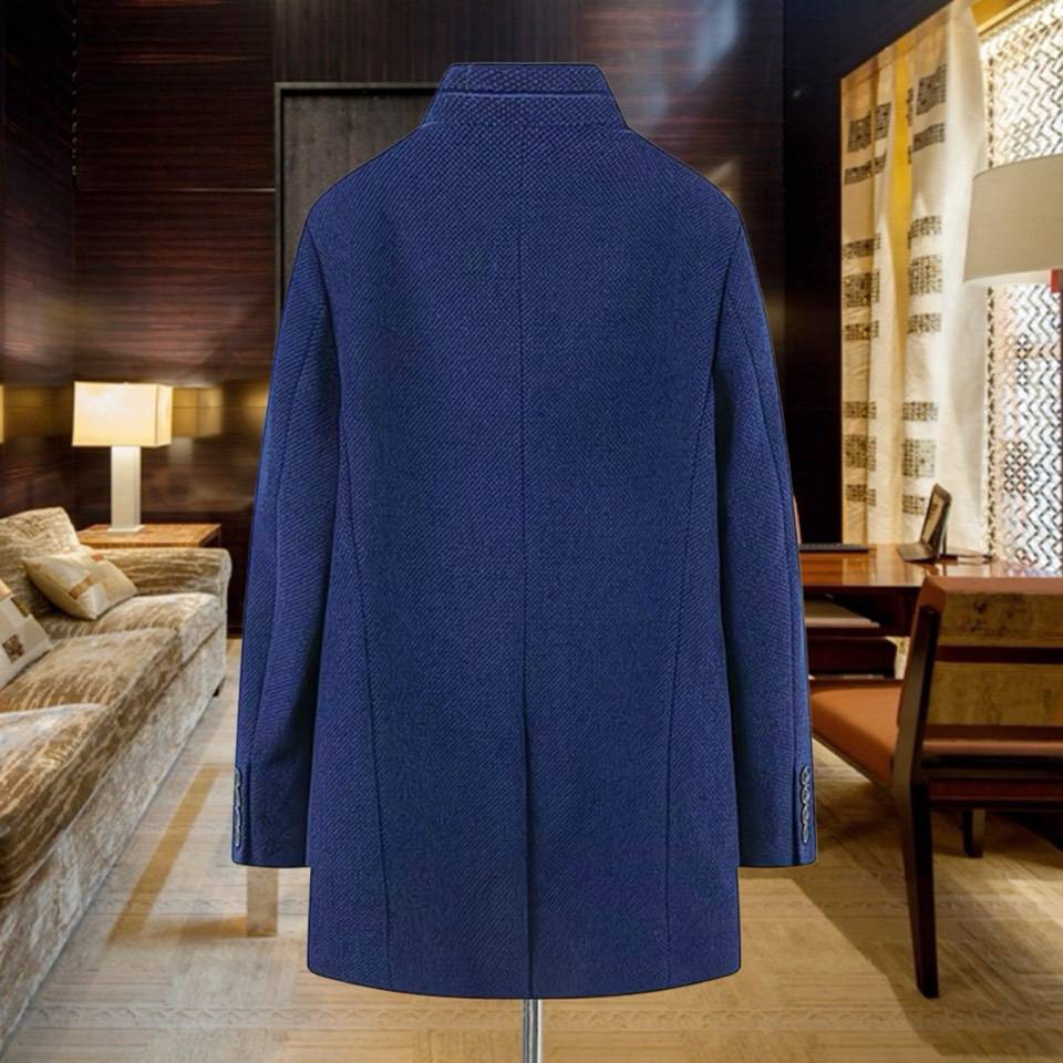 YSL イエスエル テーラードコート オーバーサイズ ビッグシルエット メンズ ブルー - 画像 2