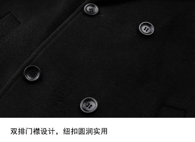 YSL イヴサンローラン テーラードジャケット ダブルブレスト 2B ブラック メンズ - 画像 4