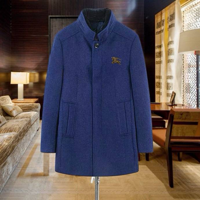 BURBERRY バーバリー テーラードジャケット オーバーサイズ ビッグシルエット ドロップショルダー フェイクレザー ブラック メンズ